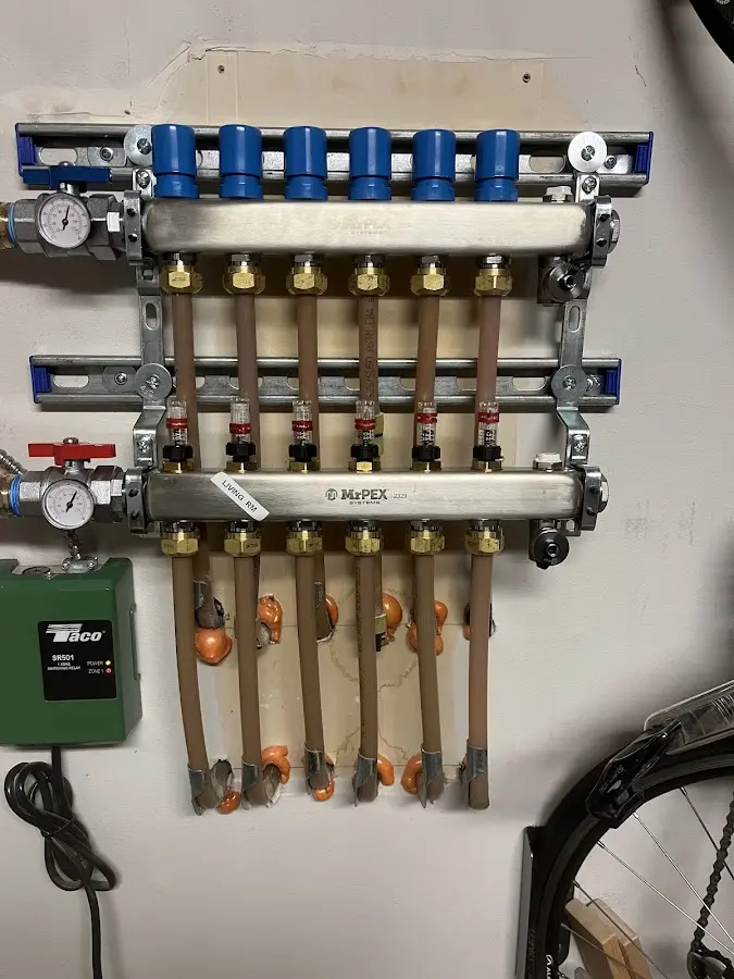 Plumber performing Gas Line Installation at a residential property in Campbell